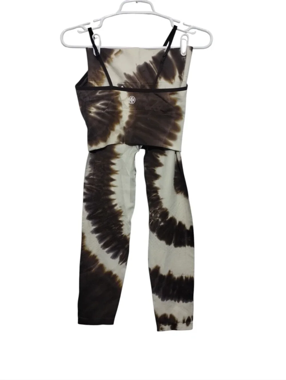 Tory Sport Tie-Dye Seamless Activewear Set Women's M Sport Bra Leggings